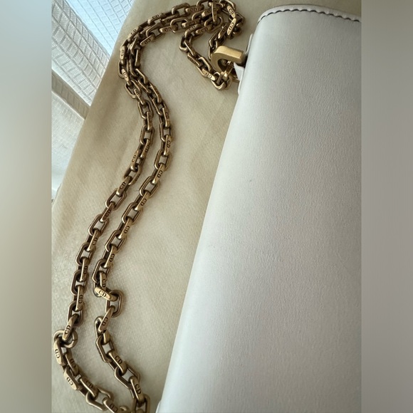 EUC Christian Dior J’Adiore Calf Leather And Gold Chain Flap Shoulder Bag W/ COA - Picture 9 of 17